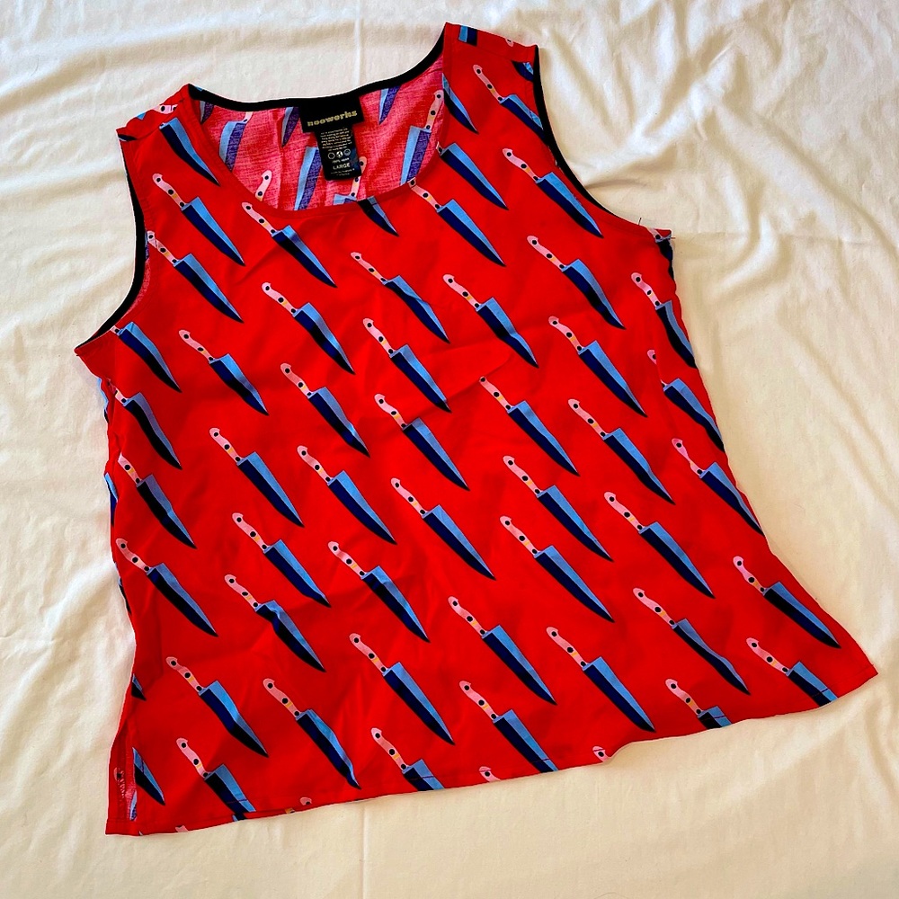 Nooworks Knives sleeveless Top